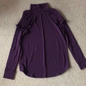Loft turtle neck women’s sweater in small, purple